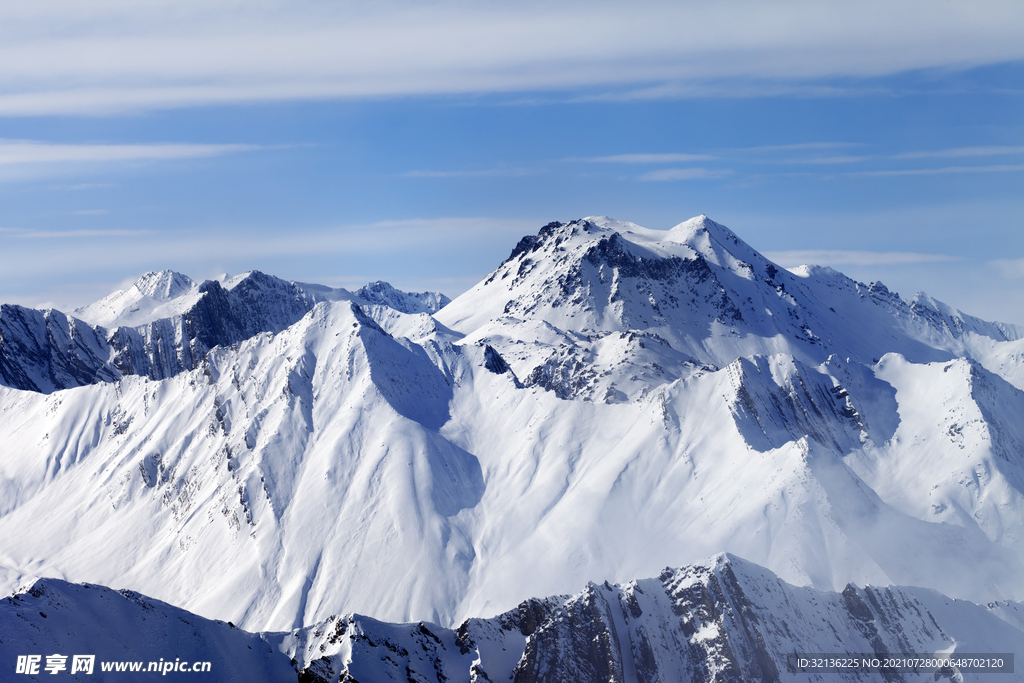 冬季雪山