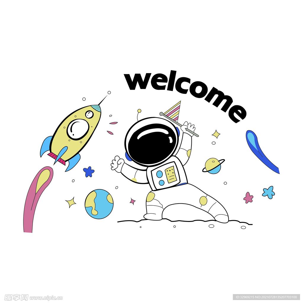 卡通太空人