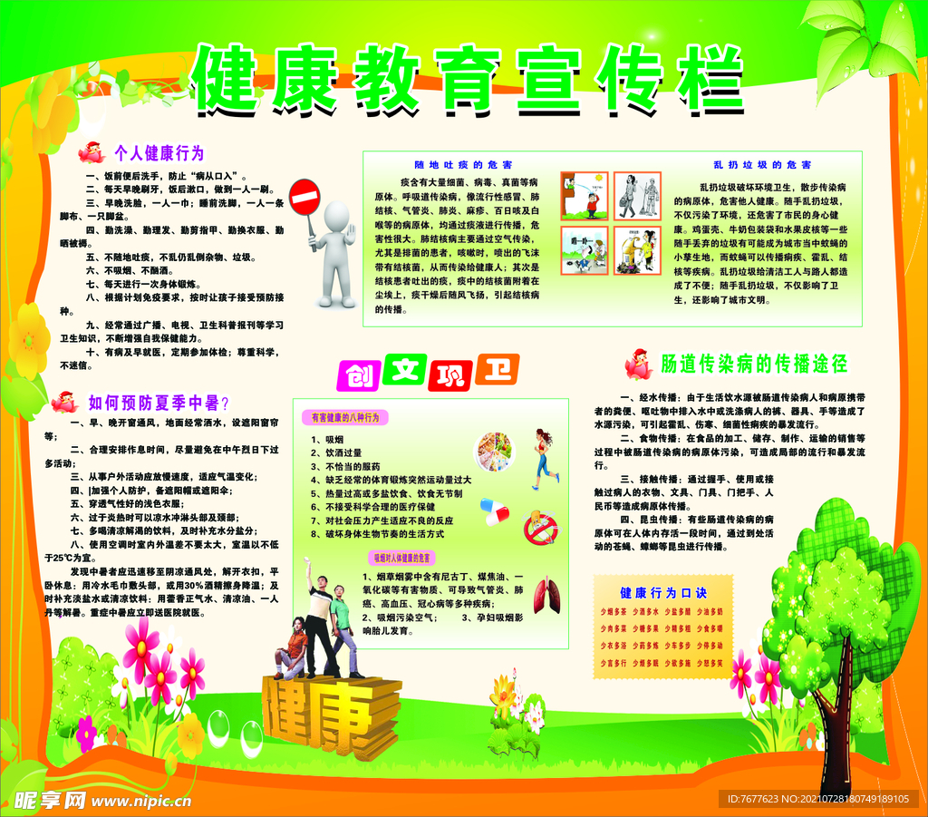健康宣传栏