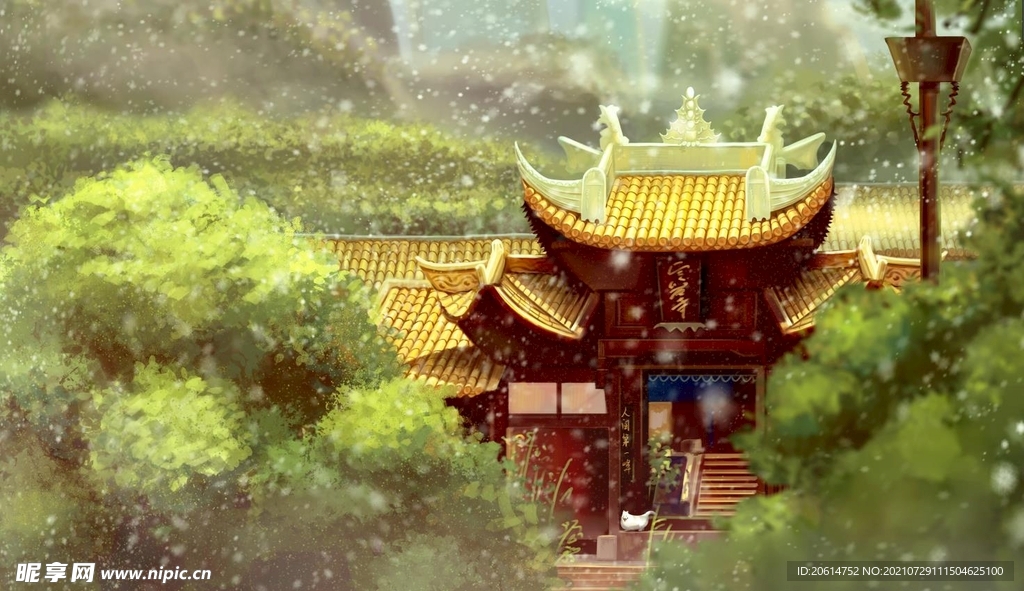 深山里的寺庙