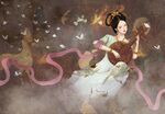 弹琵琶的女子