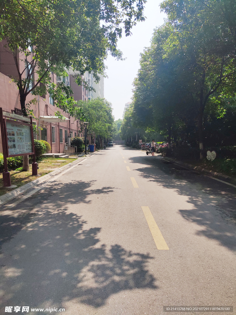 城市小区风景 