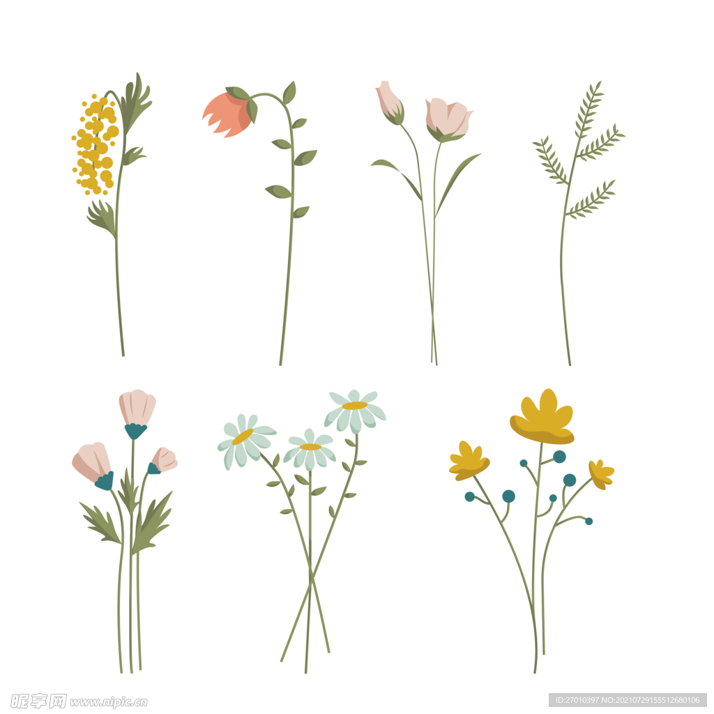 花手绘素材