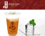 绿茶奶盖贡茶