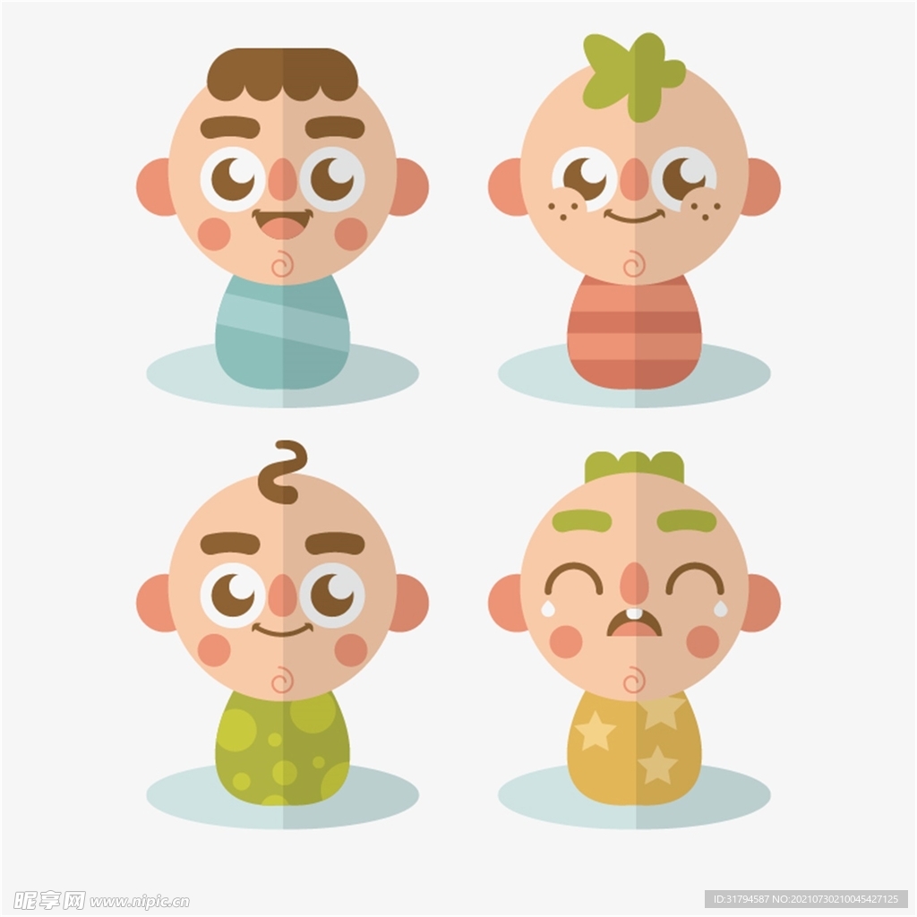 卡通婴儿