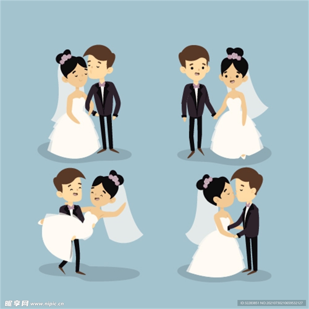 卡通婚礼