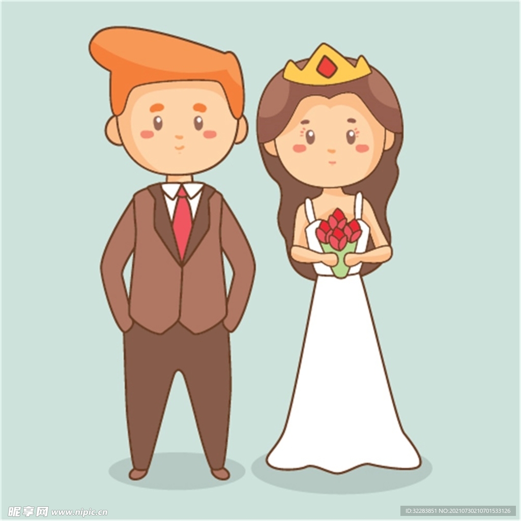 卡通婚礼