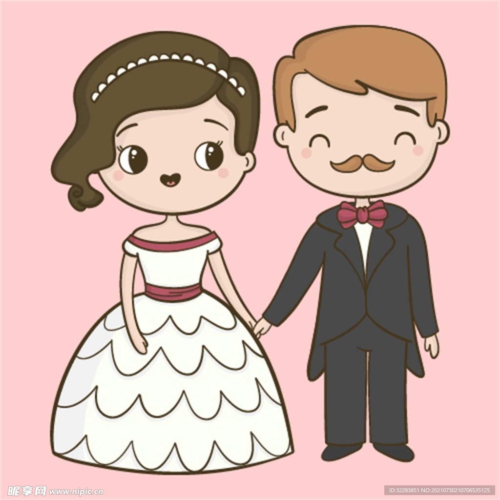 卡通婚礼