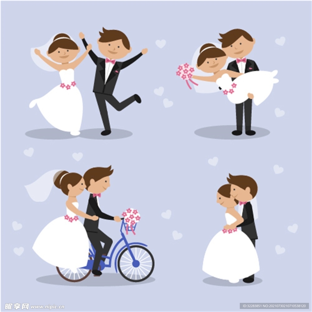 卡通婚礼