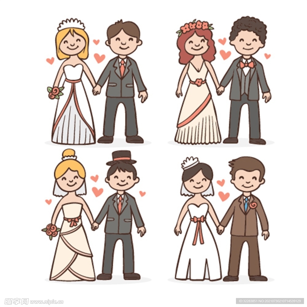 卡通婚礼