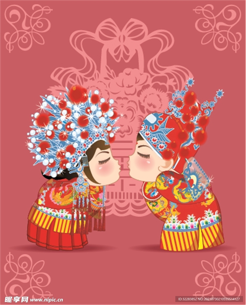 卡通婚礼