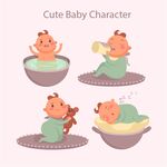 卡通婴儿