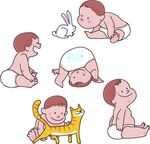 卡通婴儿