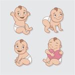 卡通婴儿