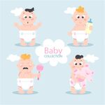 卡通婴儿
