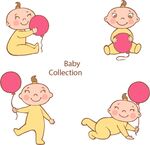 卡通婴儿