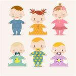 卡通婴儿