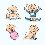 卡通婴儿