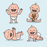 卡通婴儿