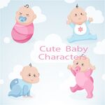 卡通婴儿