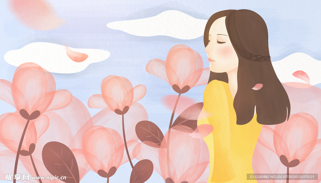 母亲节插画