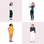 扁平化人女人