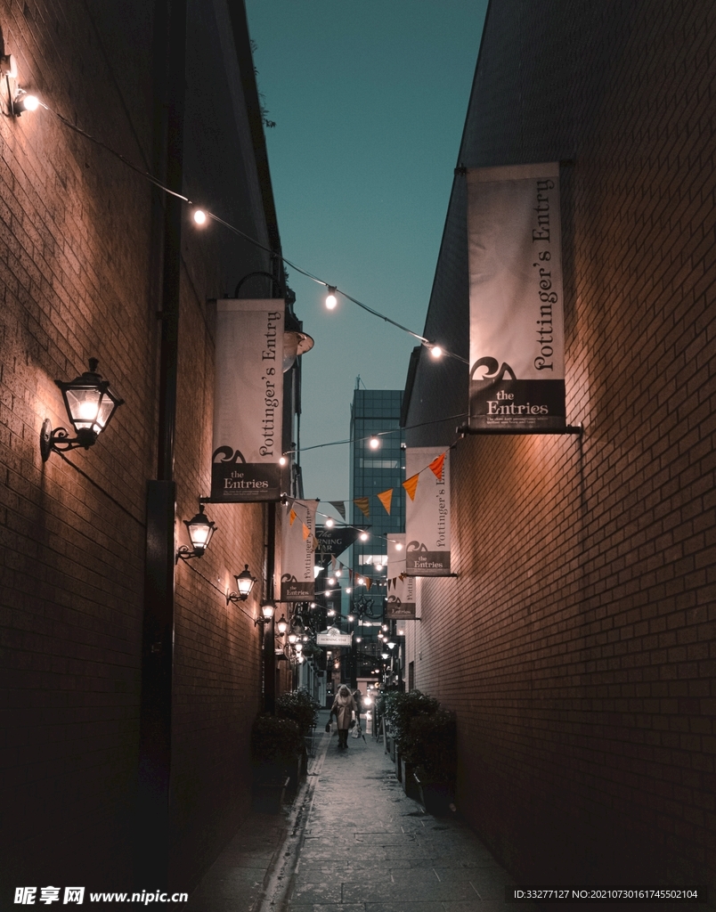 城市夜景街道摄影