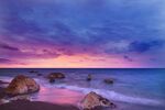 海边晚霞摄影
