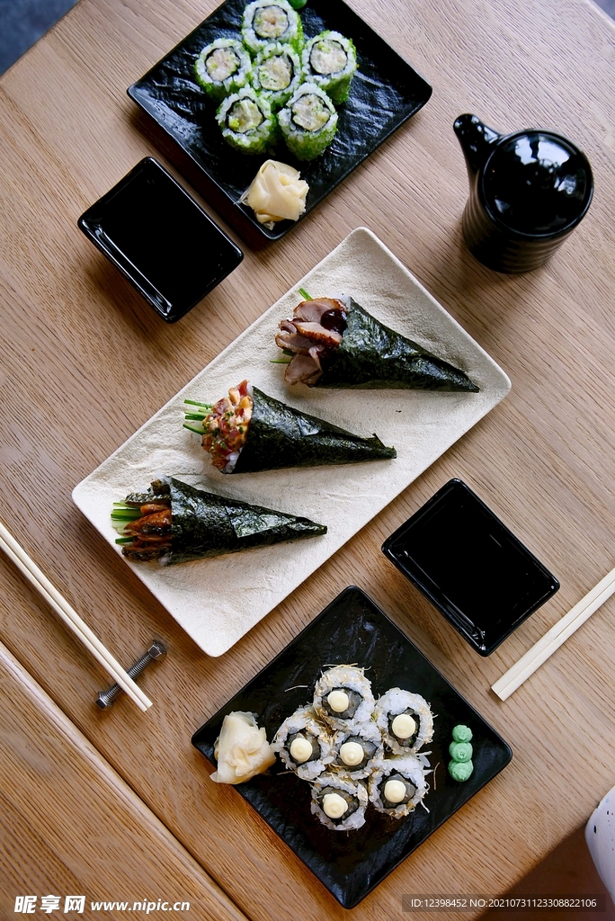 美味的寿司料理