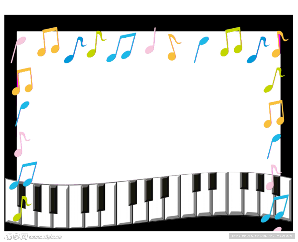 钢琴边框 