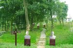 四大名医雕像 园林绿化药园景点