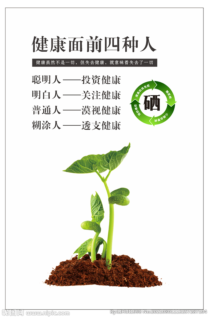 健康面前四种人