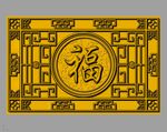 CAD浮雕装饰画立体模型