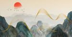 山河插画