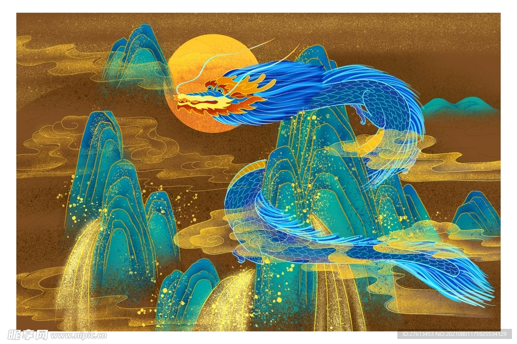 复古插画