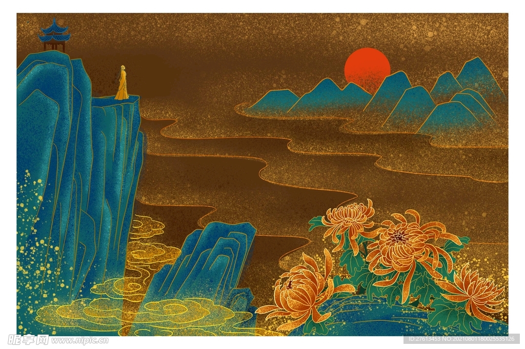 复古插画