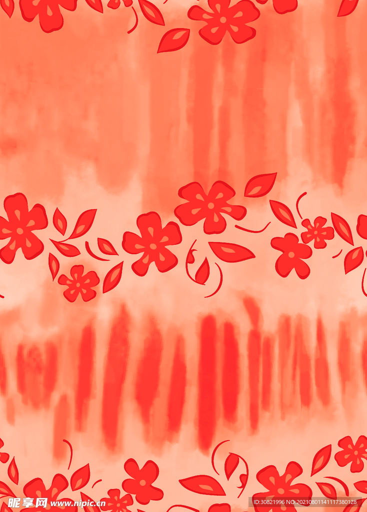 手绘花朵