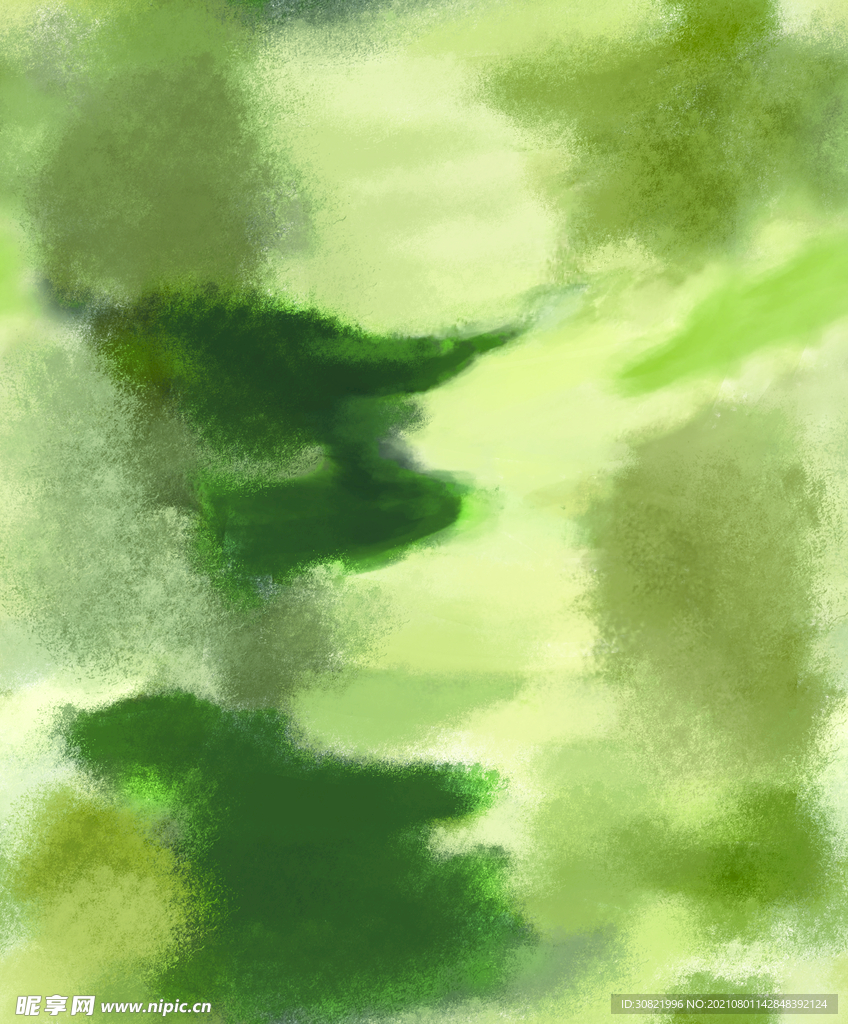 绿色扎染
