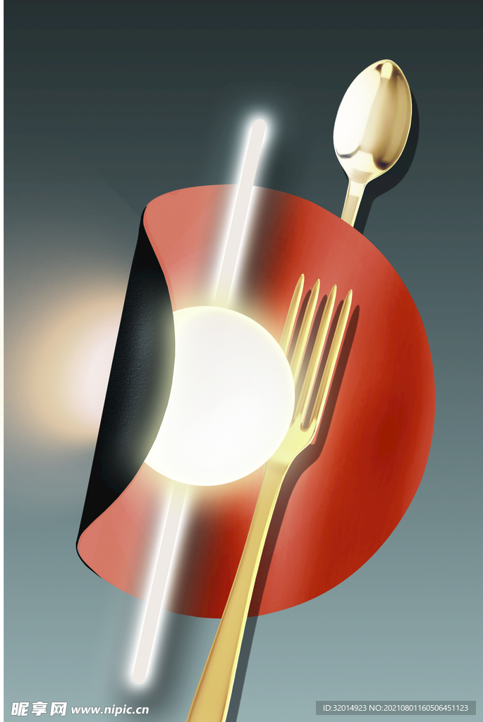 餐厅几何装饰画