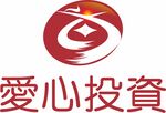 爱心投资LOGO红色圆形