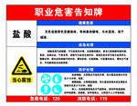 职业危险告知卡