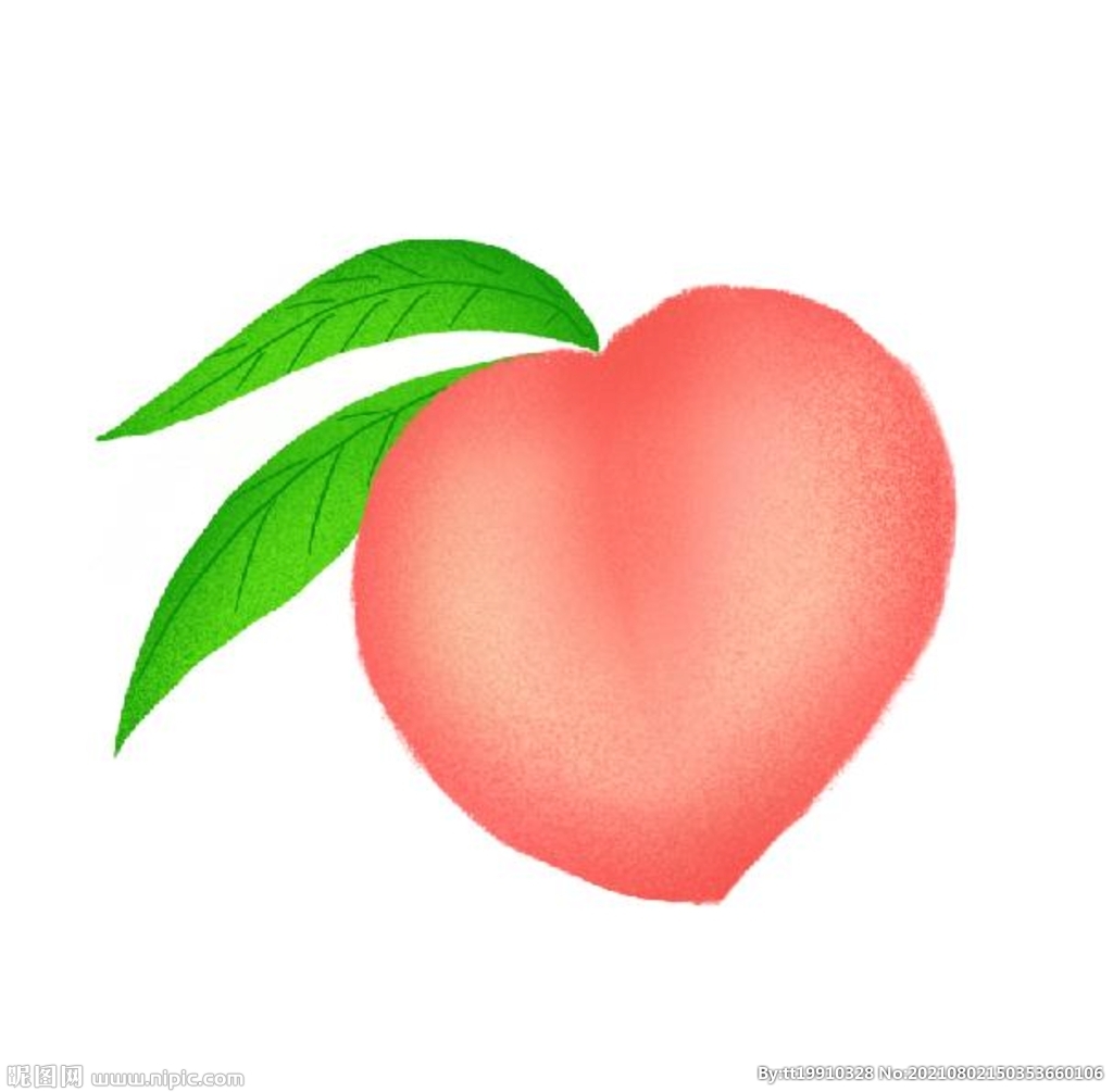 手绘水蜜桃