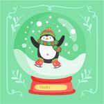卡通企鹅