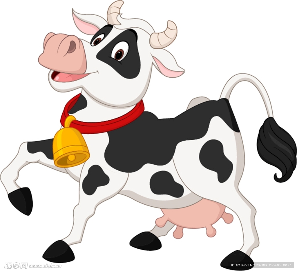 牛的卡通插图 库存例证. 插画 包括有 动画片, 草甸, 小牛, 农场, 母牛, 牛奶, 字符, 茴香 - 261621229