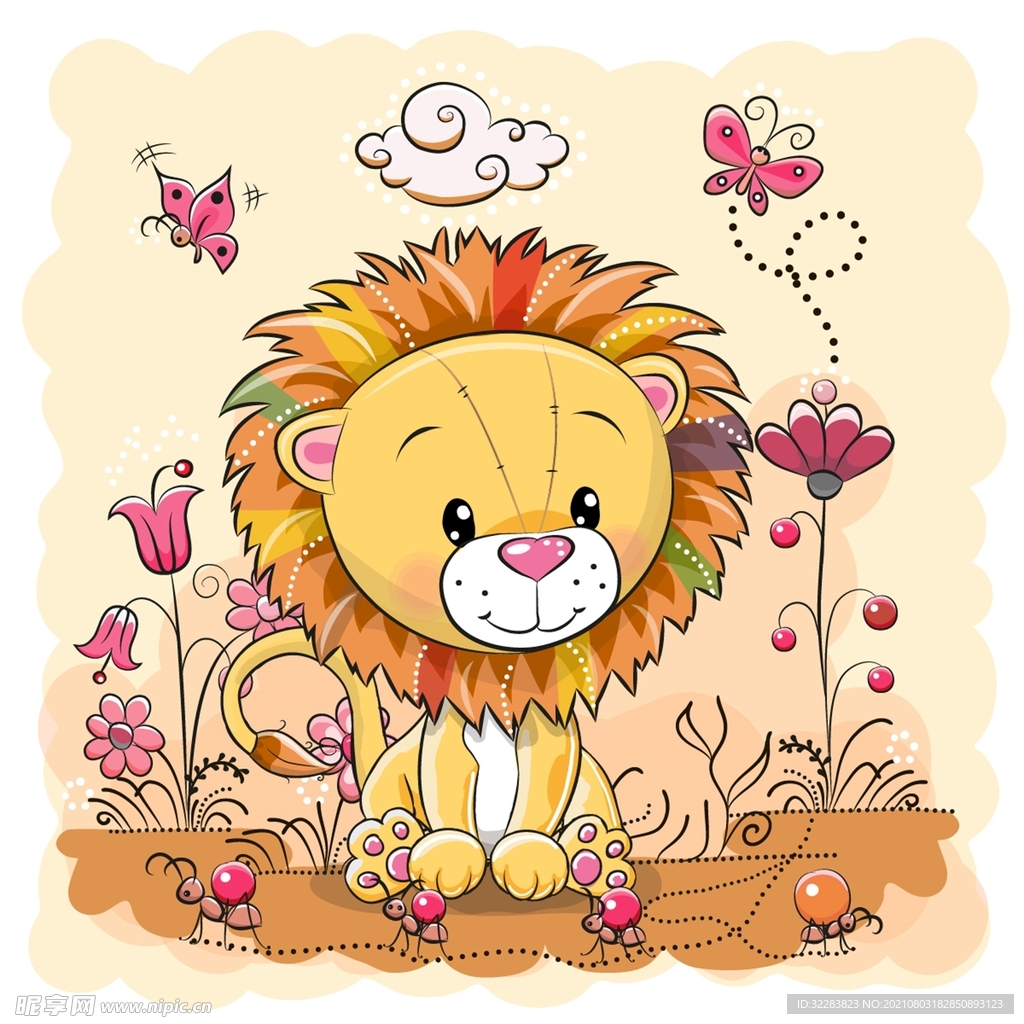 醒狮舞狮壁纸图片动漫-千图网