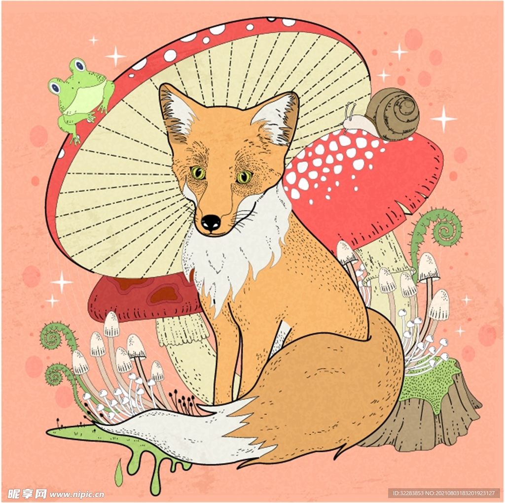 卡通狐狸