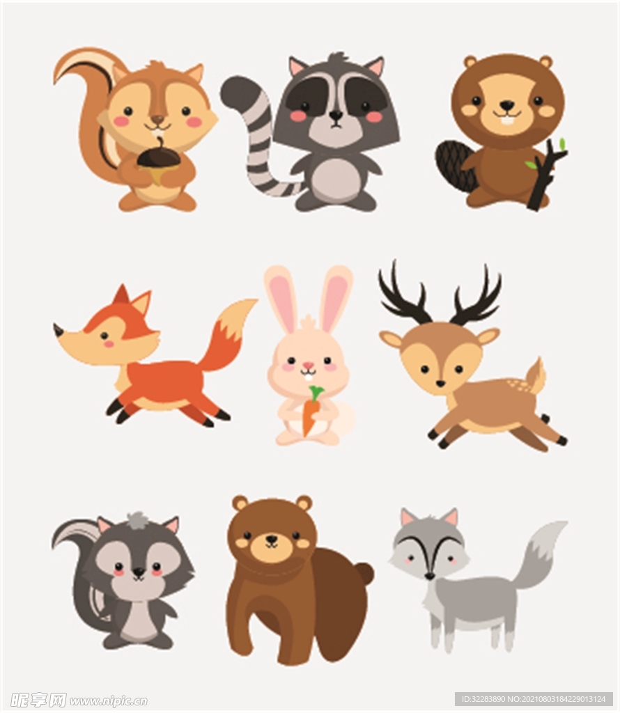 卡通动物