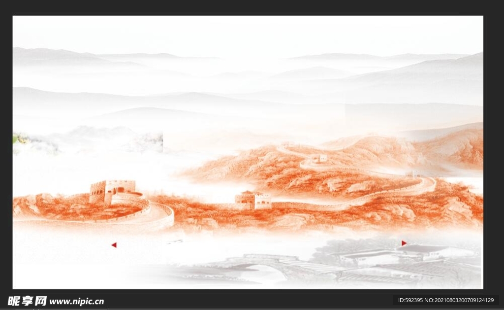 长城背景图