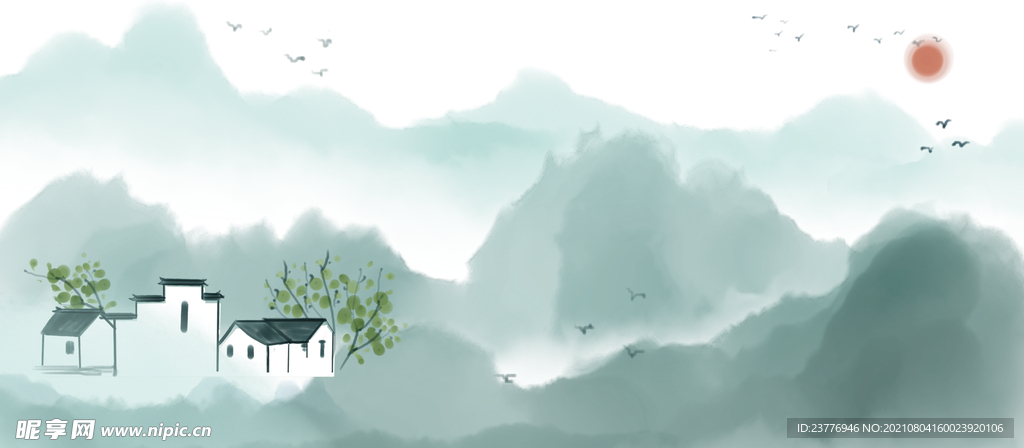 水墨画