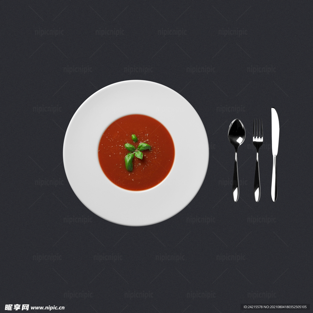 红色番茄汤